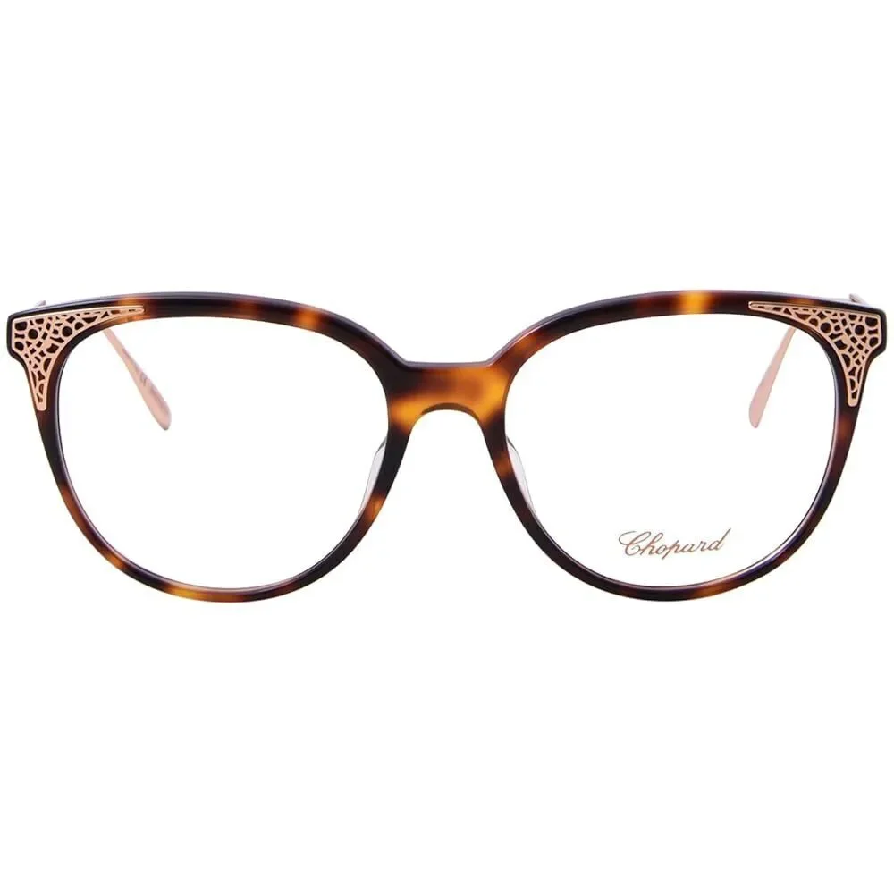 NWT Chopard VCH253-0748-53 Havana Gold 53mm Eyeglasses